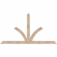 72"W x 39"H x 3 1/2"D x 3 1/2"F, 13/12 Pitch, Richland Smooth Timber Gable Bracket, Douglas Fir