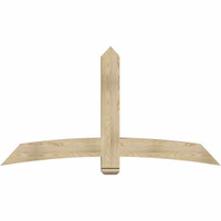 72"W x 39"H x 06"D x 6"F, 13/12 Pitch, Bellingham Rough Sawn Timber Gable Bracket, Douglas Fir
