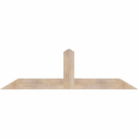 72"W x 21"H x 5 1/2"D x 5 1/2"F, 07/12 Pitch, Portland Smooth Timber Gable Bracket, Douglas Fir