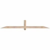84"W x 14"H x 3 1/2"D x 3 1/2"F, 04/12 Pitch, Eugene Smooth Timber Gable Bracket, Douglas Fir
