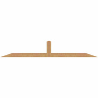 84"W x 14"H x 3 1/2"D x 3 1/2"F, 04/12 Pitch, Portland Smooth Timber Gable Bracket, Western Red Cedar