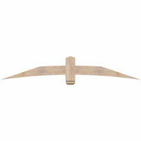 84"W x 14"H x 3 1/2"D x 5 1/2"F, 04/12 Pitch, Bellingham Smooth Timber Gable Bracket, Douglas Fir