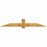 84"W x 14"H x 04"D x 6"F, 04/12 Pitch, Eugene Rough Sawn Timber Gable Bracket, Western Red Cedar