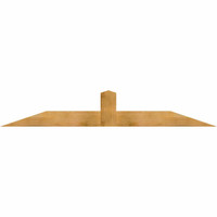 84"W x 14"H x 04"D x 6"F, 04/12 Pitch, Portland Rough Sawn Timber Gable Bracket, Western Red Cedar