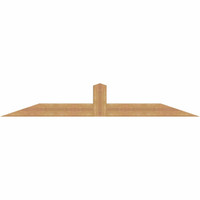 84"W x 14"H x 3 1/2"D x 5 1/2"F, 04/12 Pitch, Portland Smooth Timber Gable Bracket, Western Red Cedar