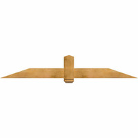 84"W x 14"H x 06"D x 6"F, 04/12 Pitch, Eugene Rough Sawn Timber Gable Bracket, Western Red Cedar