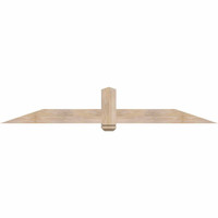 84"W x 14"H x 5 1/2"D x 5 1/2"F, 04/12 Pitch, Eugene Smooth Timber Gable Bracket, Douglas Fir