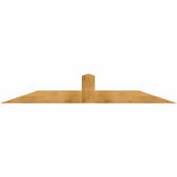 84"W x 14"H x 06"D x 6"F, 04/12 Pitch, Portland Rough Sawn Timber Gable Bracket, Western Red Cedar