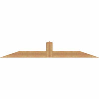 84"W x 14"H x 5 1/2"D x 5 1/2"F, 04/12 Pitch, Portland Smooth Timber Gable Bracket, Western Red Cedar