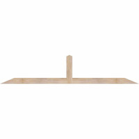 84"W x 17"H x 3 1/2"D x 3 1/2"F, 05/12 Pitch, Portland Smooth Timber Gable Bracket, Douglas Fir