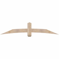 84"W x 17"H x 3 1/2"D x 5 1/2"F, 05/12 Pitch, Bellingham Smooth Timber Gable Bracket, Douglas Fir