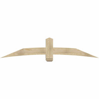 84"W x 17"H x 06"D x 6"F, 05/12 Pitch, Bellingham Rough Sawn Timber Gable Bracket, Douglas Fir
