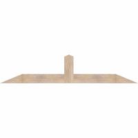 84"W x 17"H x 5 1/2"D x 5 1/2"F, 05/12 Pitch, Portland Smooth Timber Gable Bracket, Douglas Fir