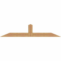 84"W x 17"H x 5 1/2"D x 5 1/2"F, 05/12 Pitch, Portland Smooth Timber Gable Bracket, Western Red Cedar