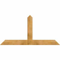 72"W x 36"H x 04"D x 6"F, 12/12 Pitch, Portland Rough Sawn Timber Gable Bracket, Western Red Cedar