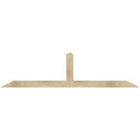84"W x 21"H x 04"D x 4"F, 06/12 Pitch, Portland Rough Sawn Timber Gable Bracket, Douglas Fir