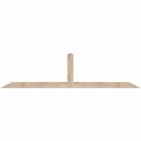 84"W x 21"H x 3 1/2"D x 3 1/2"F, 06/12 Pitch, Portland Smooth Timber Gable Bracket, Douglas Fir