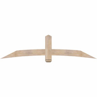 84"W x 21"H x 3 1/2"D x 5 1/2"F, 06/12 Pitch, Bellingham Smooth Timber Gable Bracket, Douglas Fir