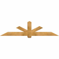 84"W x 21"H x 3 1/2"D x 5 1/2"F, 06/12 Pitch, Kennewick Smooth Timber Gable Bracket, Western Red Cedar
