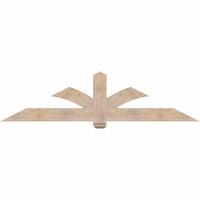 84"W x 21"H x 3 1/2"D x 5 1/2"F, 06/12 Pitch, Redmond Smooth Timber Gable Bracket, Douglas Fir