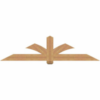 84"W x 21"H x 3 1/2"D x 5 1/2"F, 06/12 Pitch, Redmond Smooth Timber Gable Bracket, Western Red Cedar