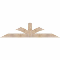 84"W x 21"H x 3 1/2"D x 5 1/2"F, 06/12 Pitch, Richland Smooth Timber Gable Bracket, Douglas Fir
