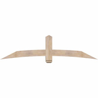 84"W x 21"H x 5 1/2"D x 5 1/2"F, 06/12 Pitch, Bellingham Smooth Timber Gable Bracket, Douglas Fir