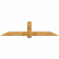 84"W x 21"H x 06"D x 6"F, 06/12 Pitch, Eugene Rough Sawn Timber Gable Bracket, Western Red Cedar