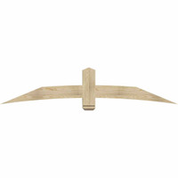 84"W x 17"H x 04"D x 6"F, 05/12 Pitch, Bellingham Rough Sawn Timber Gable Bracket, Douglas Fir