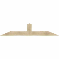 84"W x 17"H x 04"D x 6"F, 05/12 Pitch, Portland Rough Sawn Timber Gable Bracket, Douglas Fir