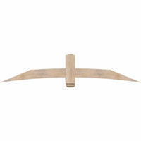 84"W x 17"H x 5 1/2"D x 5 1/2"F, 05/12 Pitch, Bellingham Smooth Timber Gable Bracket, Douglas Fir