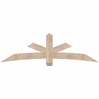 84"W x 24"H x 3 1/2"D x 5 1/2"F, 07/12 Pitch, Alberta Smooth Timber Gable Bracket, Douglas Fir