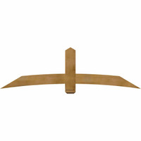 84"W x 24"H x 06"D x 6"F, 07/12 Pitch, Bellingham Rough Sawn Timber Gable Bracket, Western Red Cedar