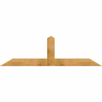 84"W x 24"H x 06"D x 6"F, 07/12 Pitch, Portland Rough Sawn Timber Gable Bracket, Western Red Cedar