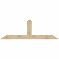 84"W x 28"H x 04"D x 6"F, 08/12 Pitch, Portland Rough Sawn Timber Gable Bracket, Douglas Fir