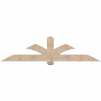 84"W x 21"H x 5 1/2"D x 5 1/2"F, 06/12 Pitch, Redmond Smooth Timber Gable Bracket, Douglas Fir