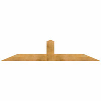 84"W x 17"H x 06"D x 6"F, 05/12 Pitch, Portland Rough Sawn Timber Gable Bracket, Western Red Cedar