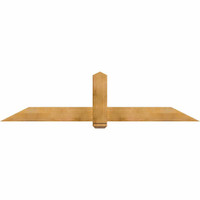84"W x 21"H x 04"D x 6"F, 06/12 Pitch, Eugene Rough Sawn Timber Gable Bracket, Western Red Cedar
