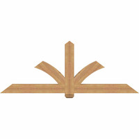 84"W x 31"H x 3 1/2"D x 5 1/2"F, 09/12 Pitch, Redmond Smooth Timber Gable Bracket, Western Red Cedar