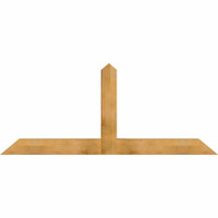 84"W x 35"H x 06"D x 6"F, 10/12 Pitch, Portland Rough Sawn Timber Gable Bracket, Western Red Cedar