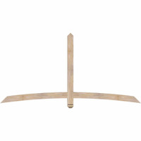 84"W x 42"H x 3 1/2"D x 3 1/2"F, 12/12 Pitch, Bellingham Smooth Timber Gable Bracket, Douglas Fir