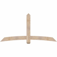 84"W x 42"H x 3 1/2"D x 5 1/2"F, 12/12 Pitch, Bellingham Smooth Timber Gable Bracket, Douglas Fir