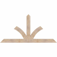 84"W x 42"H x 3 1/2"D x 5 1/2"F, 12/12 Pitch, Richland Smooth Timber Gable Bracket, Douglas Fir