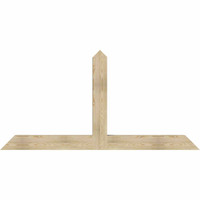 84"W x 42"H x 06"D x 6"F, 12/12 Pitch, Portland Rough Sawn Timber Gable Bracket, Douglas Fir