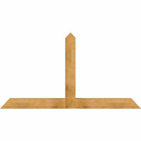 84"W x 45"H x 06"D x 6"F, 13/12 Pitch, Portland Rough Sawn Timber Gable Bracket, Western Red Cedar