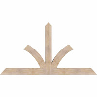 84"W x 45"H x 5 1/2"D x 5 1/2"F, 13/12 Pitch, Richland Smooth Timber Gable Bracket, Douglas Fir
