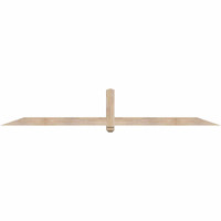 96"W x 16"H x 3 1/2"D x 3 1/2"F, 04/12 Pitch, Eugene Smooth Timber Gable Bracket, Douglas Fir