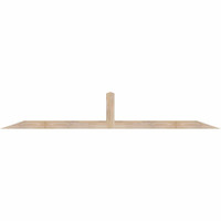 96"W x 16"H x 3 1/2"D x 3 1/2"F, 04/12 Pitch, Portland Smooth Timber Gable Bracket, Douglas Fir