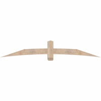 96"W x 16"H x 3 1/2"D x 5 1/2"F, 04/12 Pitch, Bellingham Smooth Timber Gable Bracket, Douglas Fir