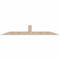 96"W x 16"H x 3 1/2"D x 5 1/2"F, 04/12 Pitch, Portland Smooth Timber Gable Bracket, Douglas Fir